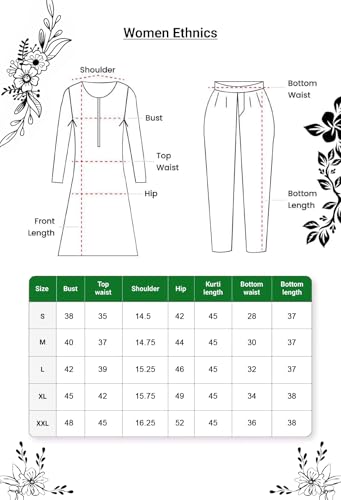 ANNI DESIGNER Women's Anarkali Kurta Set with Dupatta | Pure Cotton Suit Set for Women | Ajrakh Print Kurta Palazzo Dupatta Set | 3 Piece Ethnic Wear for Festival & Party